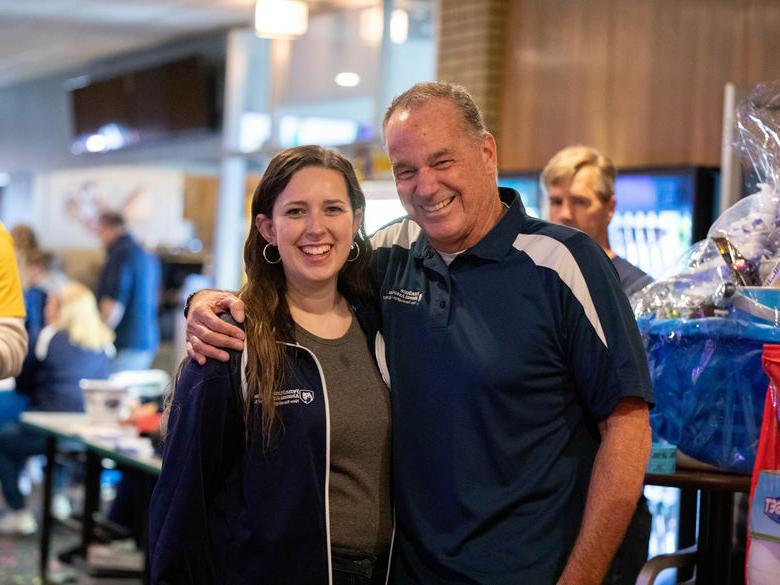 Photo of Alumni at he Alumni Bowlathon